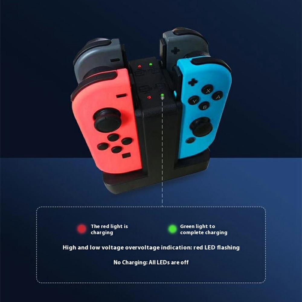 CX-111 For Nintendo Switch Pro Charging Dock 4 Controllers Quick Charge Charging Station