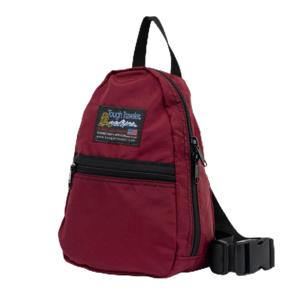 Body Bag SLING Bag Made In USA Lightweight American Casual Burgundy PEANUT BAG Tt-0050 One-shoulder