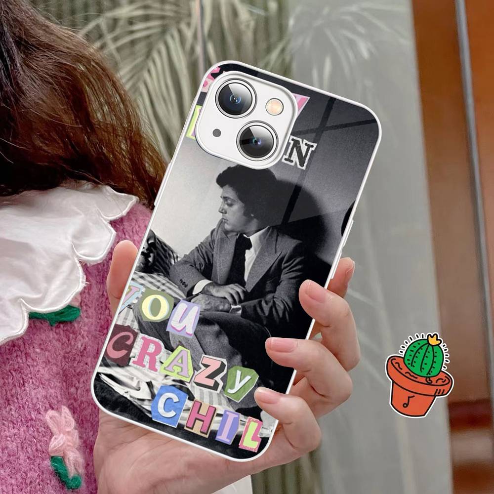 Singer Billy J-Joel Tempered Glass For Iphone 14 13 12 11 Pro Mini XS MAX 14Plus X XS XR Cover