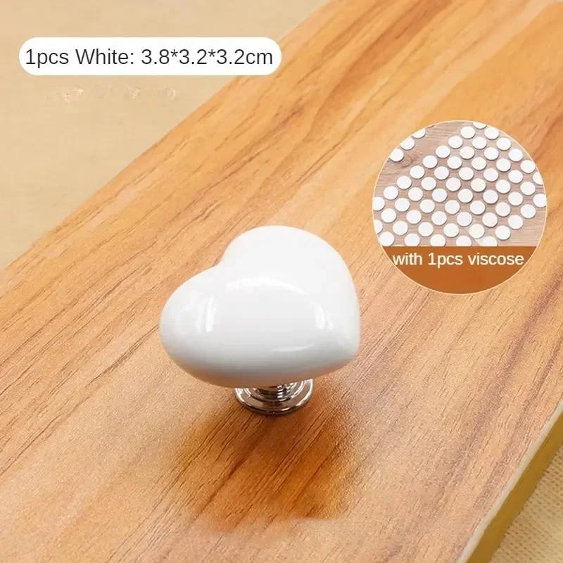 1 Heart Shape Toilet Button, Tank Button Switch, Bathroom Toilet Decoration, Household Tools