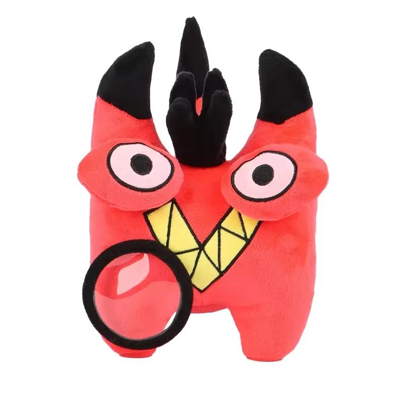 Peluche Chat Chaud Drôle Angel Dust Alastor TV Fans Collection Cadeau Mignon Coton Rembourré Poupée en Peluche Enfants pour Cadeau d'Anniversaire