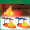 Printed Usb 3d Fire Breathing Dragon Shape Lamp Night Light Room Decoration