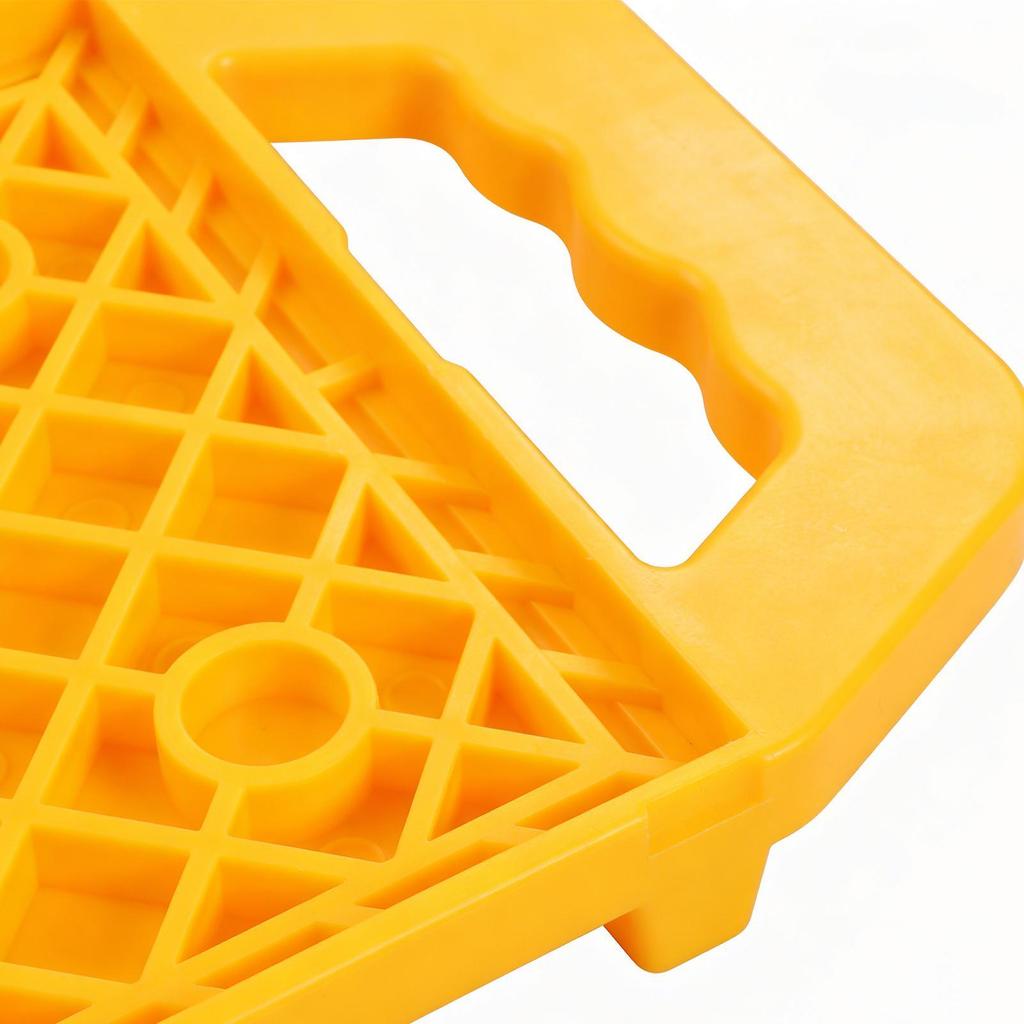 Almofadas para Niveladores de RV 4 Peças Antiderrapante Suporte Estável Bloco Estabilizador Blocos Almofadas para Macaco de RV Para Guindaste Reboque Caminhão de Reboque