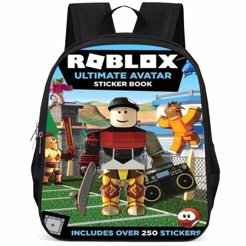 Roblox Large Capacity Lightweight Oxford Cloth School Backpack For Kids Boys Girls
