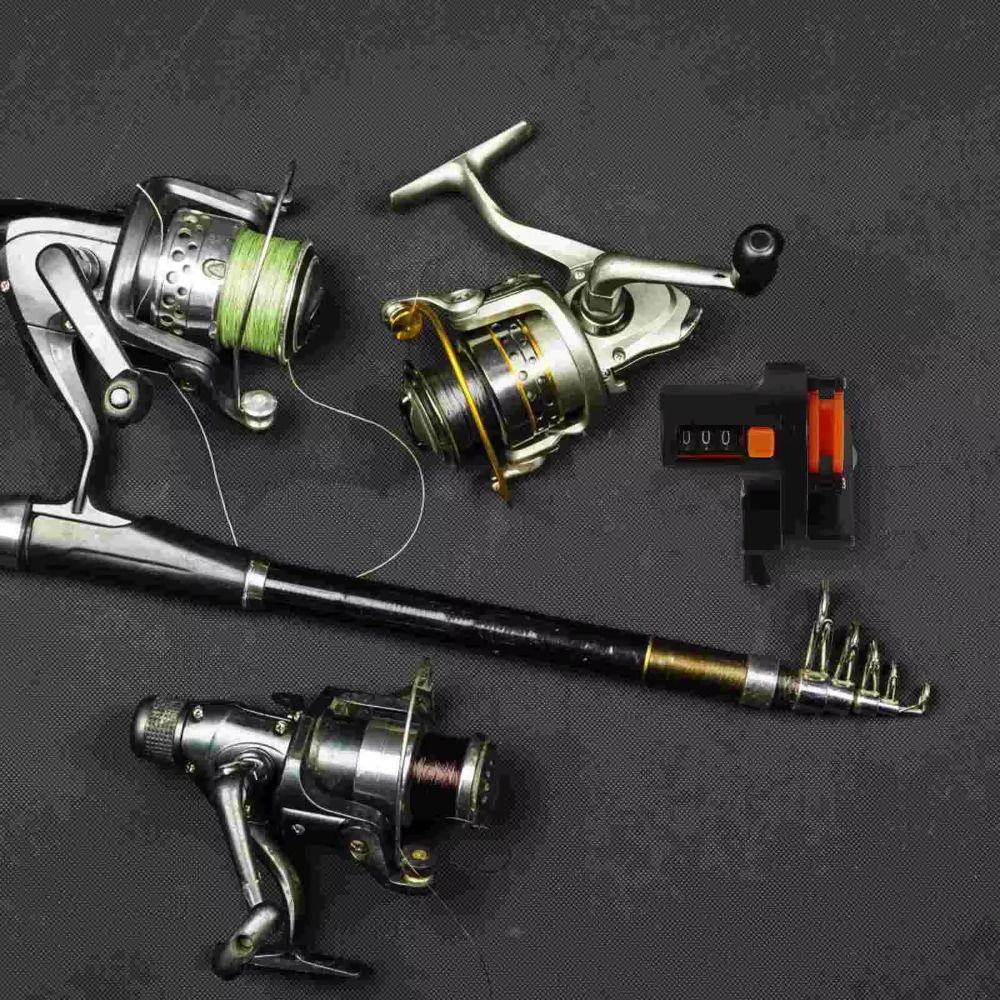 0-999M Depth Measurement Tool Universal Fishing Tackle Length Gauge Counter  Fishing Equipment