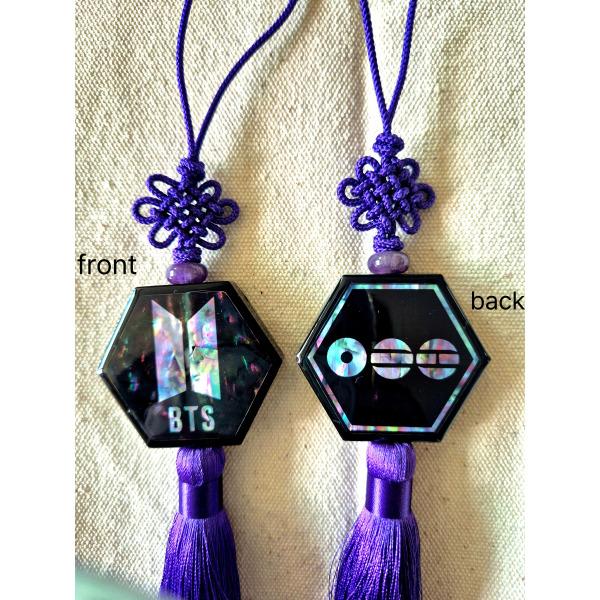 Korean Traditional Norigae - BTS Mother-of-Pearl Norigae, Handmade Limited Edition Concert Souvenir