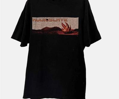 Maglietta Band Audioslave Tour 2003 Classica Nera Unisex S-5XL