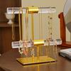 Multifuntional Bracelet Display Stand Necklace Display Holder Watch Rack Bracelet Organizers Acrylic Texture for Jewelry
