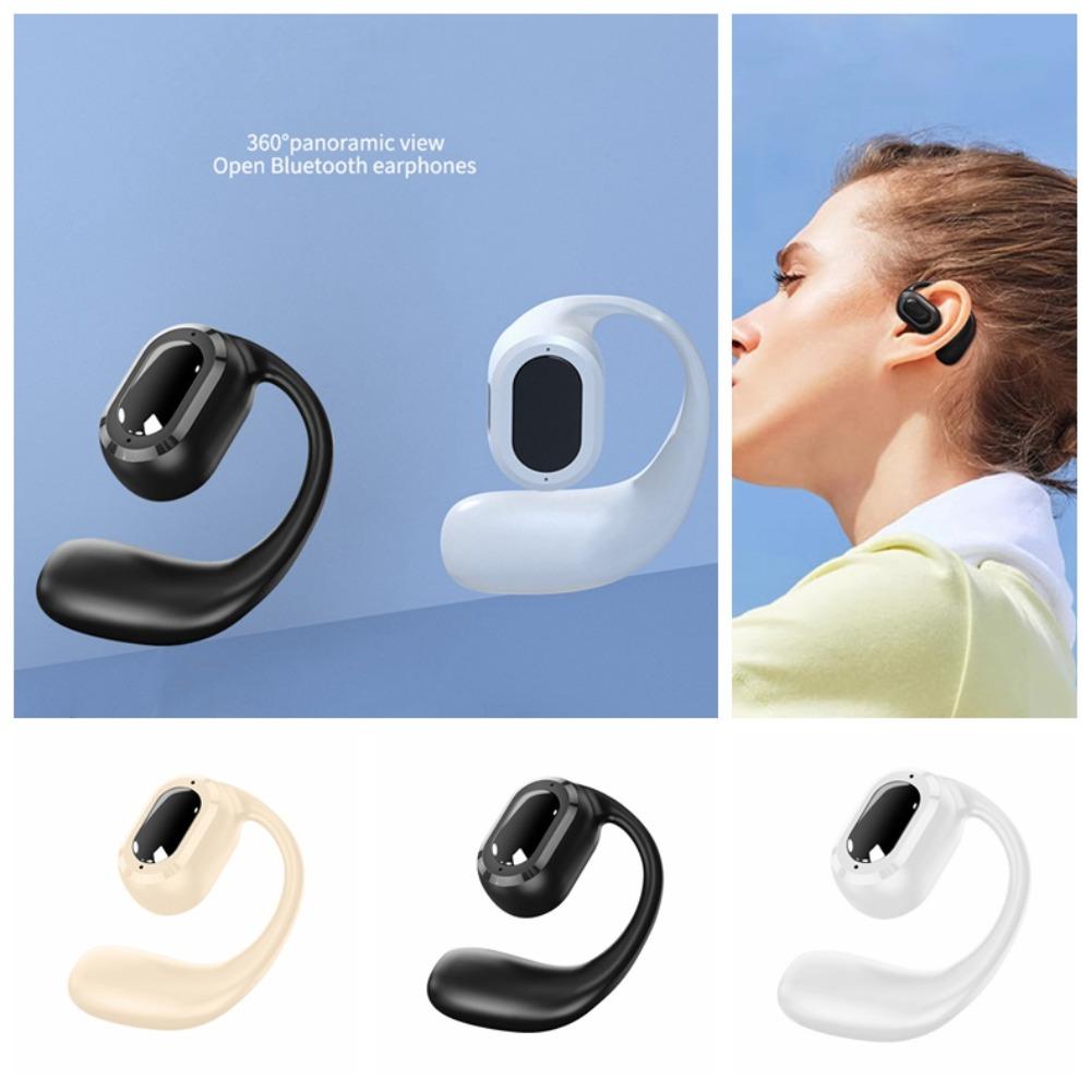 

Не в ухе Наушники с костной проводимостью Костная проводимость Заушный крючок Спортивная гарнитура Спорт чёрный