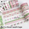 Wing Bow Grid Themed Decorative Tape Set 2/3Pcs INS Style Cute Adhesive Tapes for Journaling Gift Packing DIY Handcrafts