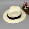 Spring Summer Ladies Panama Straw Hat Vintage British Japanese Hat Sun Hat Women's Summer Sun Hat Sun Protection