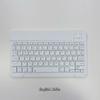 Ultra-Slim Bluetooth Keyboard Portable Mini Wireless Rechargeable for iPad Korean Japanese English Spanish Russian
