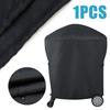 Black Dust Cover 54*76*69cm Black Fade Resistant Barbecue For Weber Q1000/Q2000 Series Garden Gas Outdoor Living Patio