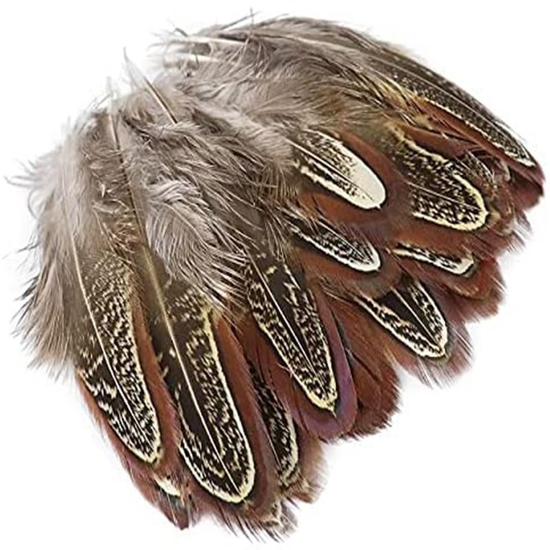 20/100Pcs Pheasant Feathers For Crafts Diy Marabou Feathers Jewelry Making Wedding Decoration Pluma Handicraft Accessories 4-8Cm
