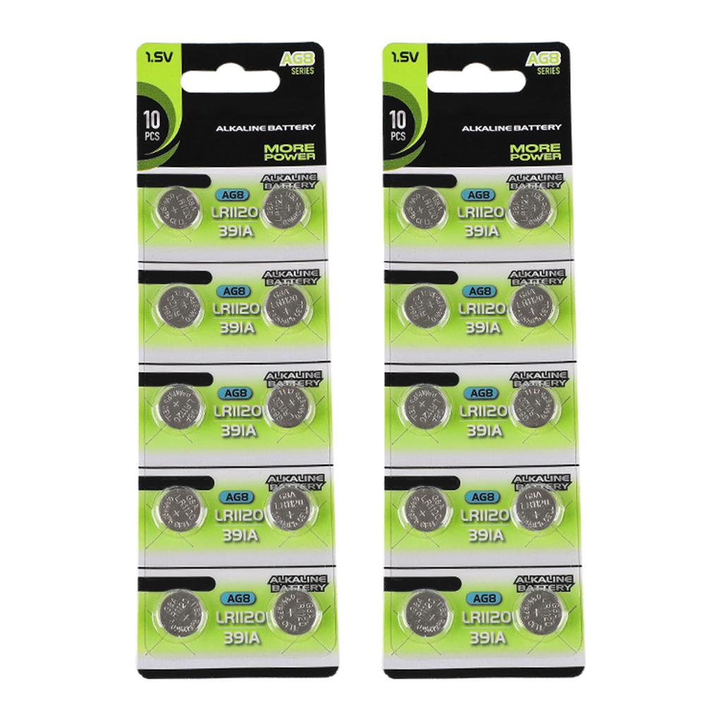 Packung mit 10/20 LR45/LR55 Alkali-Knopfzellen 1,5V Ideal für Fernbedienungen und kleine Elektronikgeräte Lange anhaltende Leistung