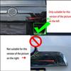 Black Rear Trunk Tailgate Handle Cover Trim Bezels For 4Runner 2010+ Accessories