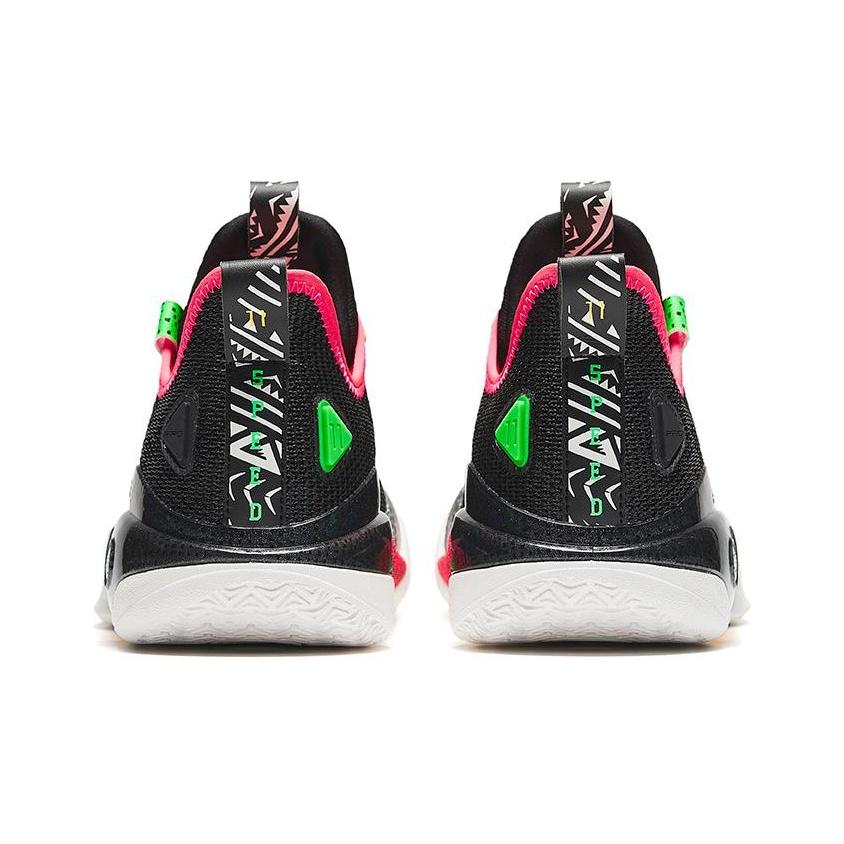 Anta Shock Wave 5 Pro Kyrie Irving Speed Men Sneakers Black Green Yellow 112411111S-6