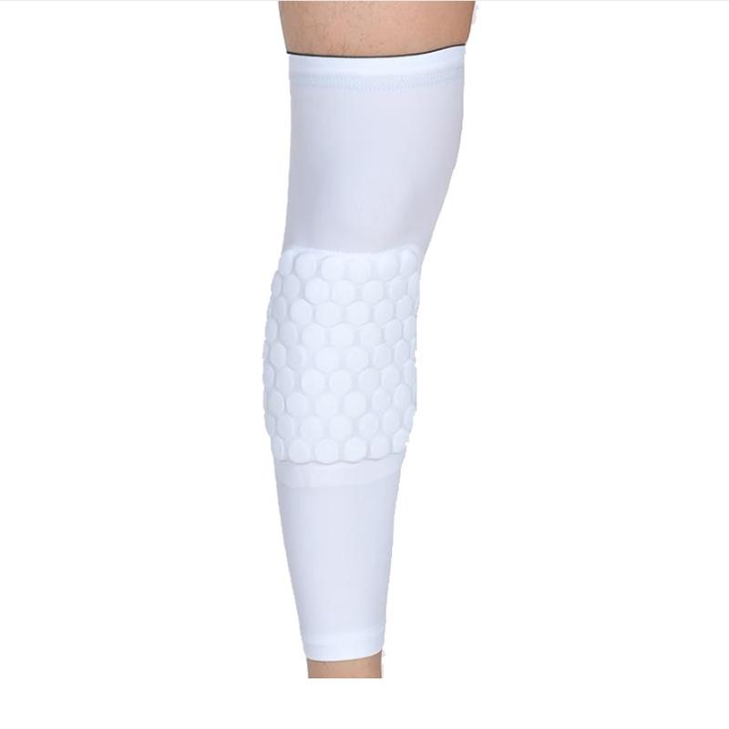 1PC Breathable Sports Football Basketball Knee Brace Leg Sleeve Calf Compression Knee Protection
