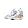 Nike Blazer D Leather Round Toe Lace-Up Shock Absorbing Durable Mid-Top Sneakers Kids Sneakers Purple DQ6085-500