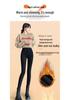 Women's High-Waisted Fleece-Lined Skinny Pants, 2025 Winter Style, Elastic Black Pencil Design for Indoor & Outdoor Wear