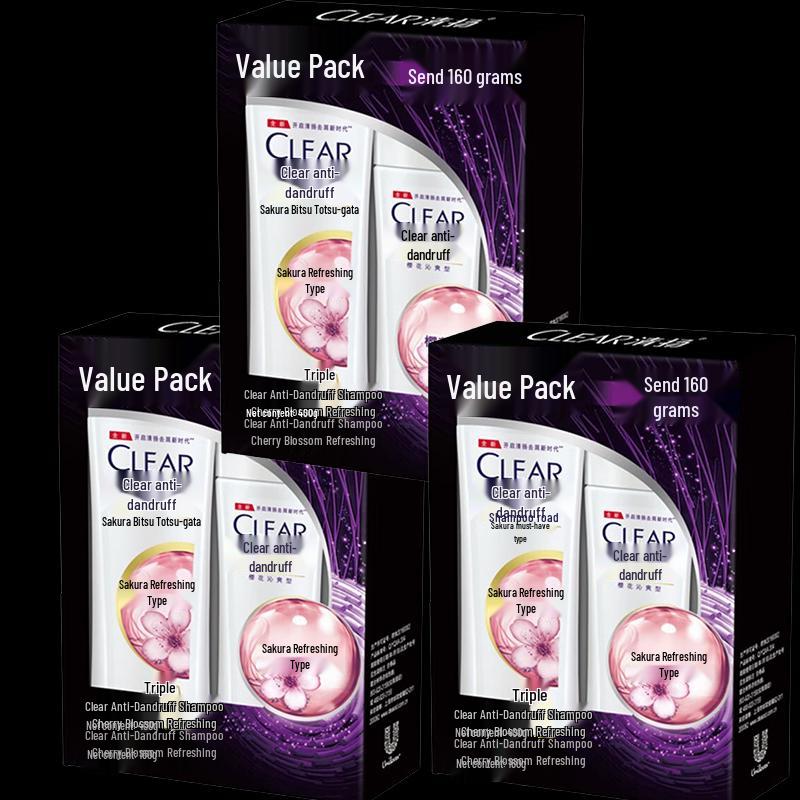

Clear Anti-Dandruff Scalp Care Cherry Blossom Shampoo