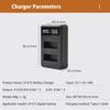 AJNWNM LP-E12 LP E12 LPE12 Li-ion Battery Set for Canon EOS M50, EOS M100,100D Kiss X7 Rebel SL1 Charger