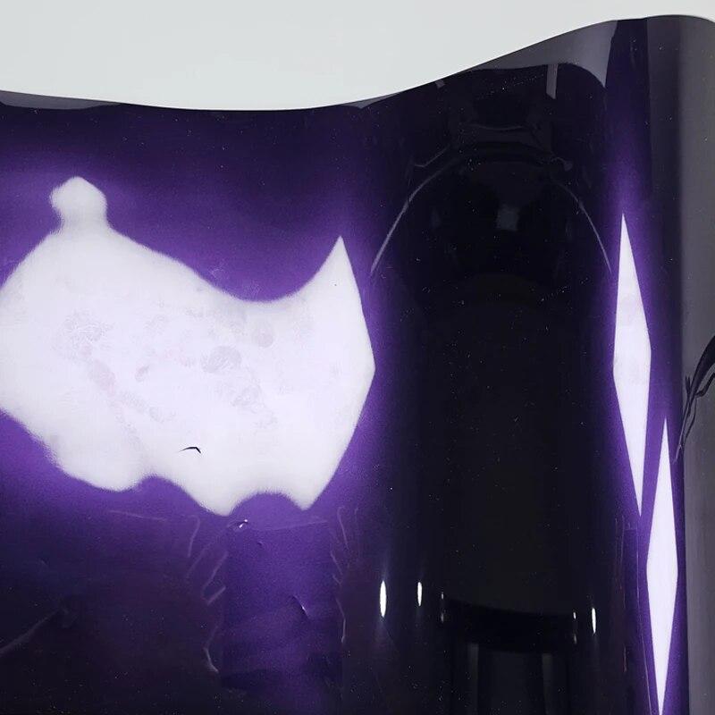 Wraping Vinyl Wrap High Glossy Metallic Midnight Purple Car Sticker Adhesive Vinyl for Car Film Cover Auto Stickers Decals Parts