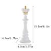 Small International Chess Resin Ornament - Desktop Decor with King, Queen & Horse Pieces