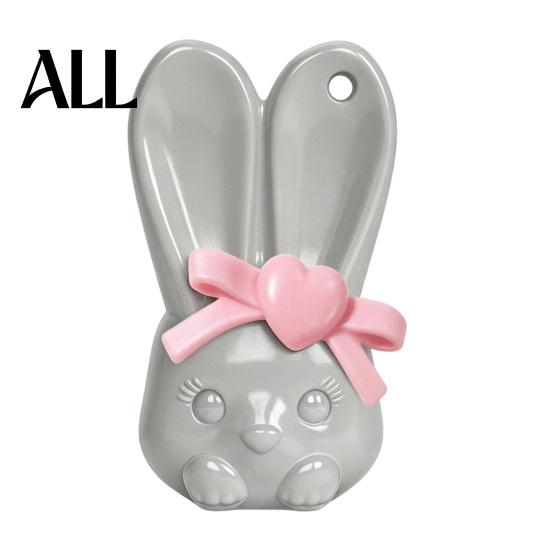 Stylish Accessory for Daily Use Bunny Can Opener Keychain, Cute Bow Rabbit Bottle Pendant, Portable Easy One Click Tab Beverage Keyring Outdoor