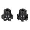 2PCS Wheel Fork Frame Sliders Crash Protection CNC Aluminium Alloy Universal for Motorcycles BikesBlack