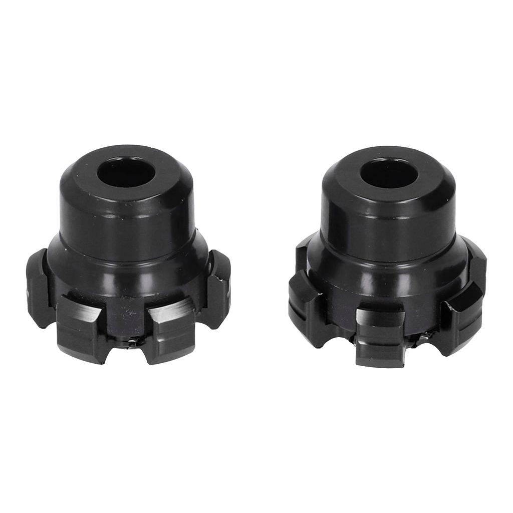 2PCS Wheel Fork Frame Sliders Crash Protection CNC Aluminium Alloy Universal for Motorcycles BikesBlack