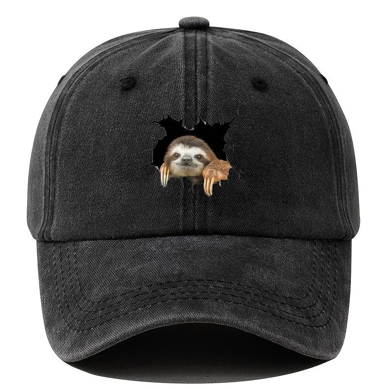 

Baseball Hat Hip-hop Dad Trucker Hat Casual Hat Curved Brim Soft Top Retro Washed Hat Adjustable Hat чёрный