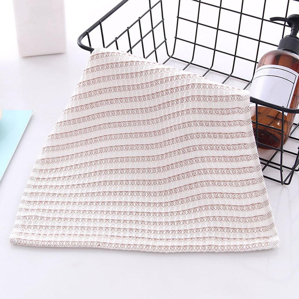 8pcs Dish Towel Absorbent Drying Tea Cloth Home Cleaning Fabric Cloth Kitchen Supplies