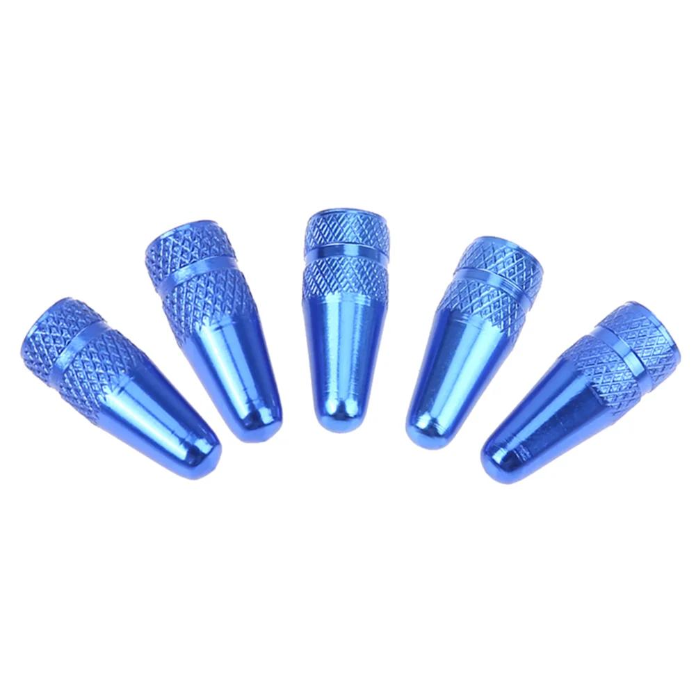 5Pcs Bicycle Presta Valve Caps Aluminum Alloy Cycling Presta Valve Cover Cycling Valve Caps Dust Covers for Bike Tires