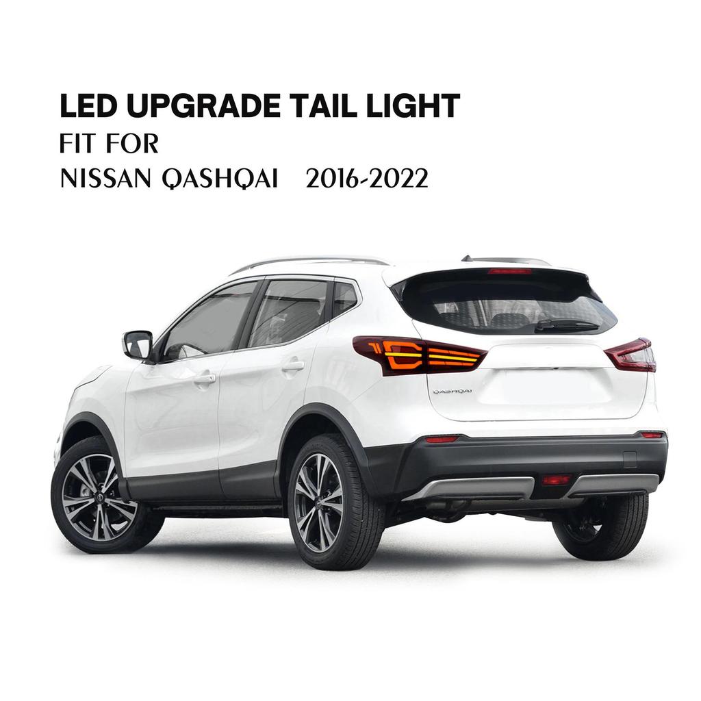 Compatible Rear Tail Light Brake Turn Signal for 2016-2022 Nissan Qashqai