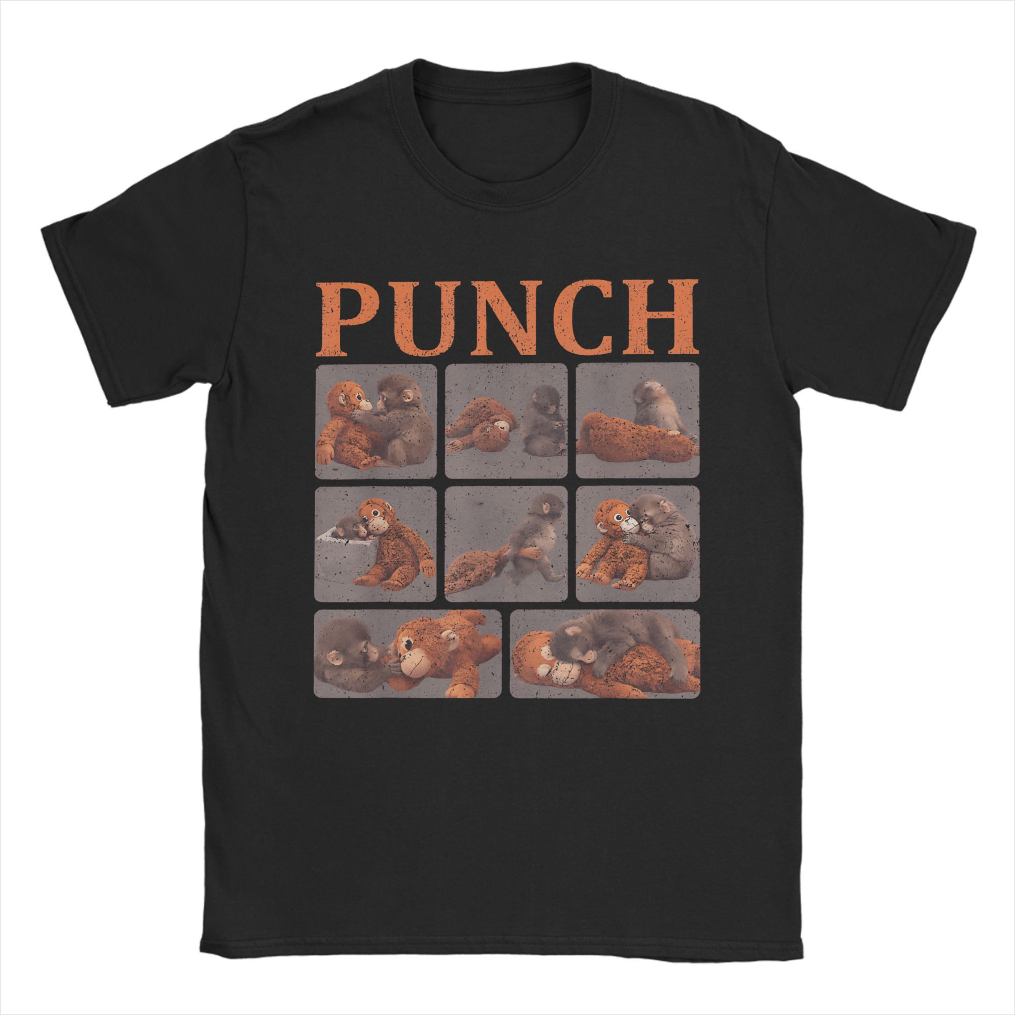 

Casual T Shirt Beach Punch Monkey Hip Hop T-Shirts Tee Shirt for Women Y2K Retro Printed Short Sleeve Aesthetics Tees Summer ... S разноцветный