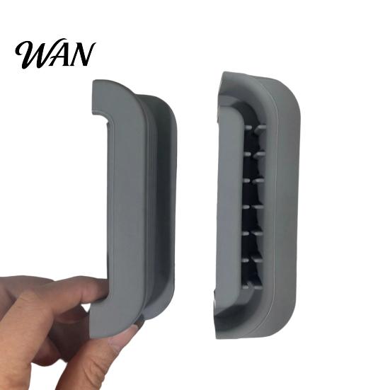 Silicone Handle Cover 2Pcs for Ninja Crispi Glass, Air Fryer Heat-Resistant Heat Resistant Grip Holder Sleeve Cleancrisp Glass Container