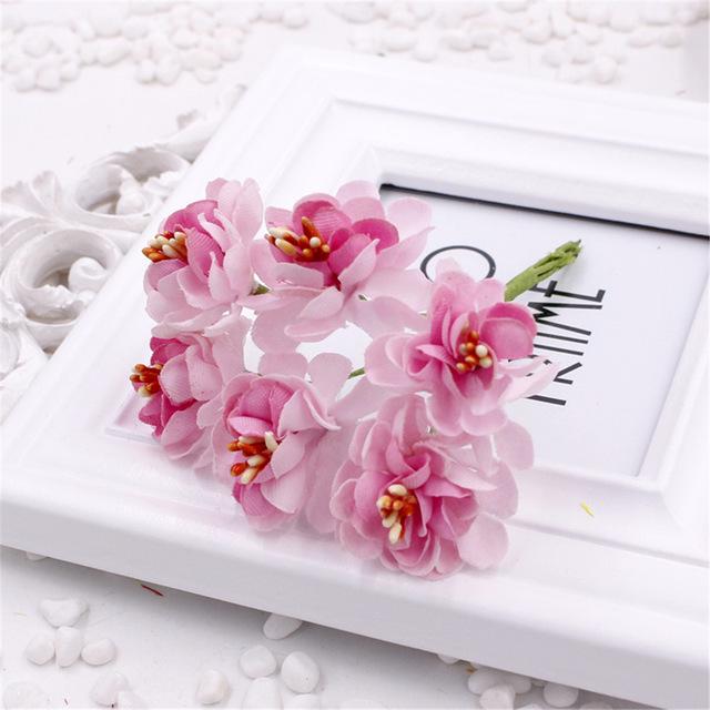 

1 букет искусственных цветов 6 головок роз DIY ремесло домашний декор свадебный декор