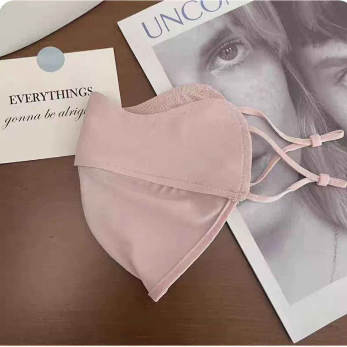 

Маски от солнца из ледяного шелка, летние женские, легкие, дышащие, регулируемые, защитные, для езды на велосипеде на открытом воздухе, бега one size розовый