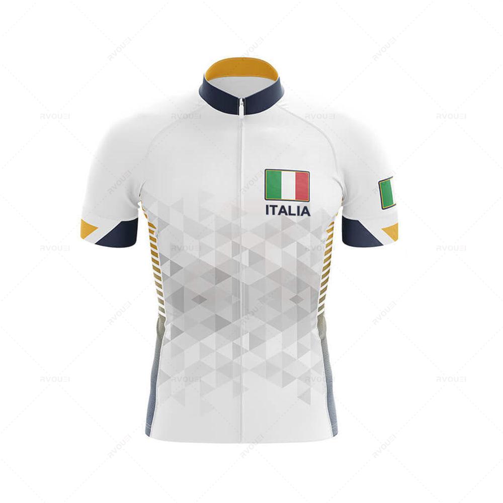 Itálie Cyklistický dres Krátký rukáv 2026 Tým Pánské Cyklistické kraťasy s laclem Oblečení Maillot Cyklistické sady MTB Oblečení Ropa Ciclismo Maillot