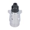 7pin Electric Trailer Plug Truck Interface RV Power Cord Socket Waterproof 12VDC Silver for European Cars