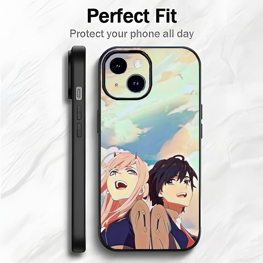 Japanese Anime 02 D-DARLING in the FRANXX Phone Case Phone Case Soft Packaging Lightweight For iPhone17 16 15 14 13ProMax