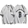 Summer Men T Shirt 100 Cotton Oversized Women T-Shirts High Quality Letter Print Sporty Customized Streetwear Tee