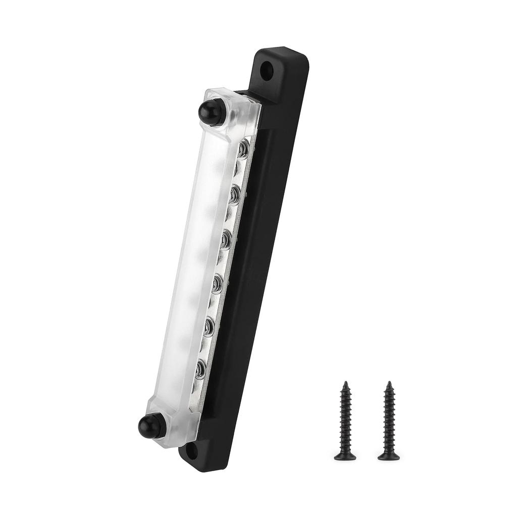 Dual Row 12 Terminal Bus Bar Kit 12 Way 150A Power Distribution Block Ground Terminal Block for Car Boat Trailer RV Wholesale