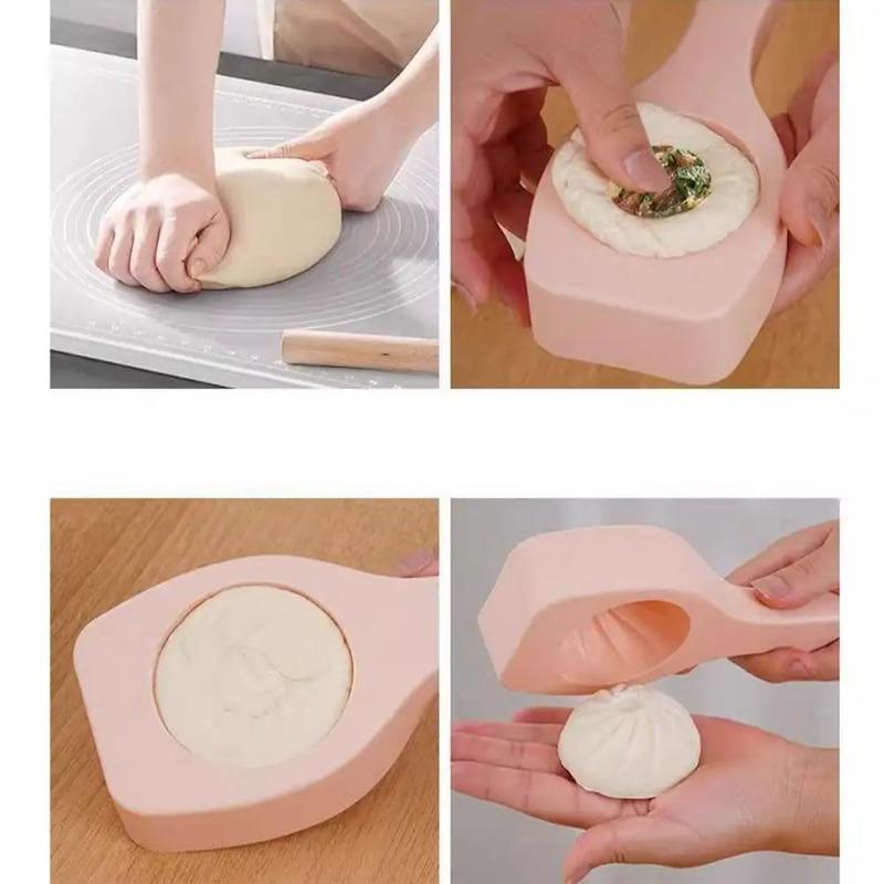 Chinese Baozi Mold Bun Making Mould Baozi Dumpling Molds Non-Stick Steamed Stuffed Bun Tool Bun Maker Kitchen Gadgets