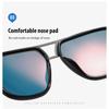 aoron Polarized Driving Sunglasses Fashion Men's Metal Anti-ultraviolet Discoloration Sunglasses