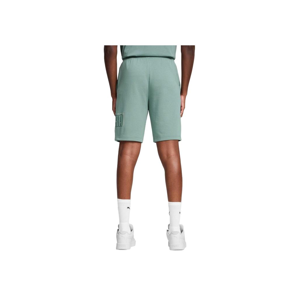 Puma Comfortable Simple Mid-Waist Loose Casual Shorts Men shorts Green 687671-30