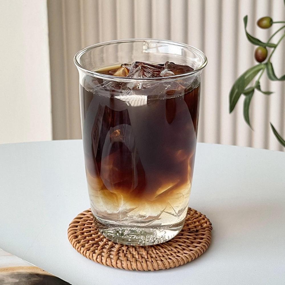 Tasse en Verre Borosilicaté Haute Résistance à la Chaleur Mug à Café Latte Verres pour Boissons Froides Tasses à Eau Lait Bière Jus Thé Verre à Whisky Verre à Vin