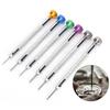 6pcs Silver Watch Screwdriver Aluminum Construction Watch Repair Tools  Watchmaking