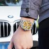 Mechanical Men's Watch Stainless Steel Automatic Skeleton Watch Waterproof Watches for Men Gifts